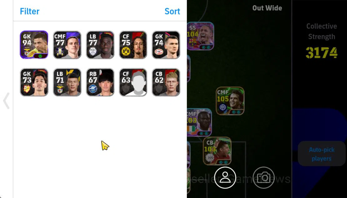 eFootball Accounts Mid-Tier Mobile|BigTime Ruud Van Nesteroy,GianFranco Zola(Momentum Dribbling,Blitz Curler),Neymar 2
