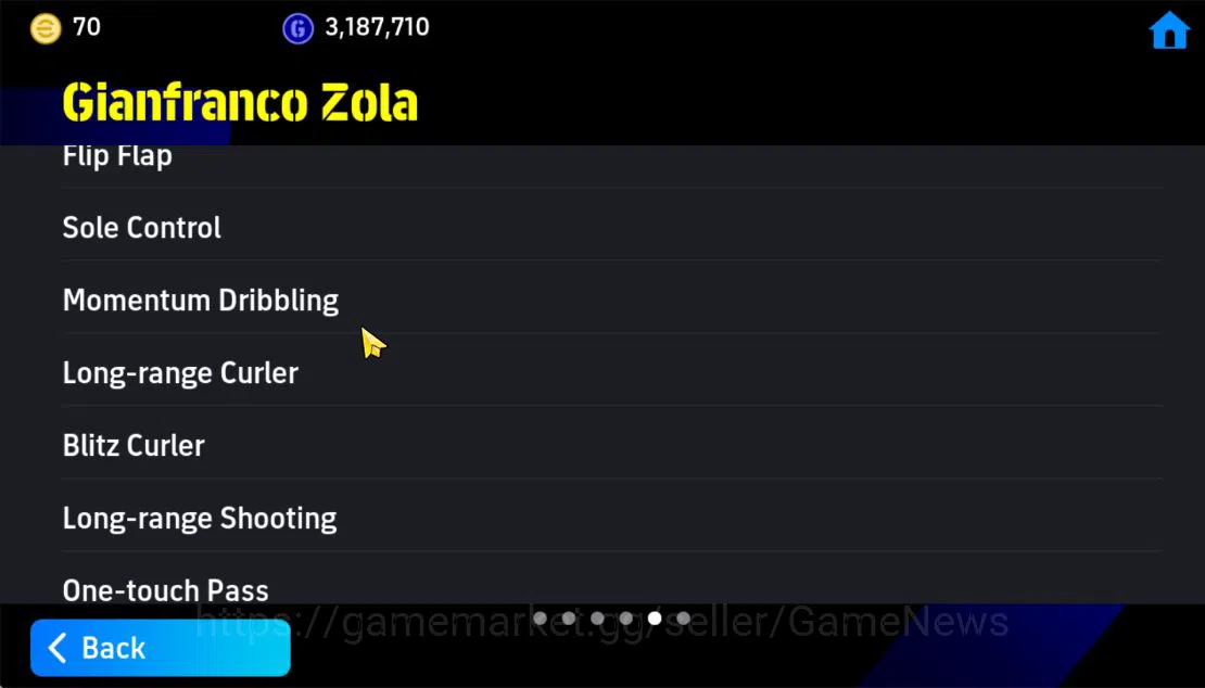eFootball Accounts Mid-Tier Mobile|BigTime Ruud Van Nesteroy,GianFranco Zola(Momentum Dribbling,Blitz Curler),Neymar 7
