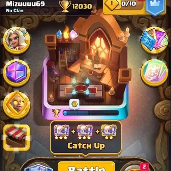 Clash Royale Accounts High-End Trophy 12030|CL 1735|KTL 16|121 Cards|11 Max|5 Hero|18 Evo|Arena 29|51K Coins + 9