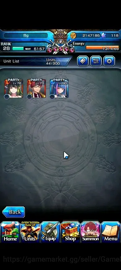 Grand Summoners Accounts Global|118 cc|Rank 28|3 Ascend 1 TW|Choi Jong-In+T image 4