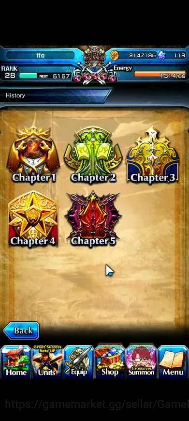 Grand Summoners Accounts Global|118 cc|Rank 28|3 Ascend 1 TW|Choi Jong-In+T image 8