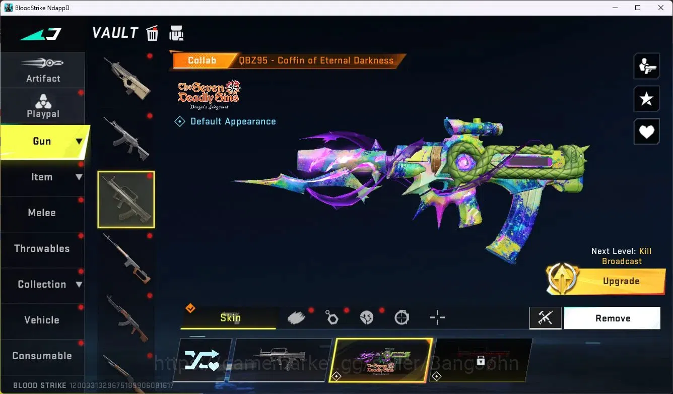 Blood Strike Accounts ASIA |Limit Butterfly Knife |4 Collab Gun [7DS]|1  image 17