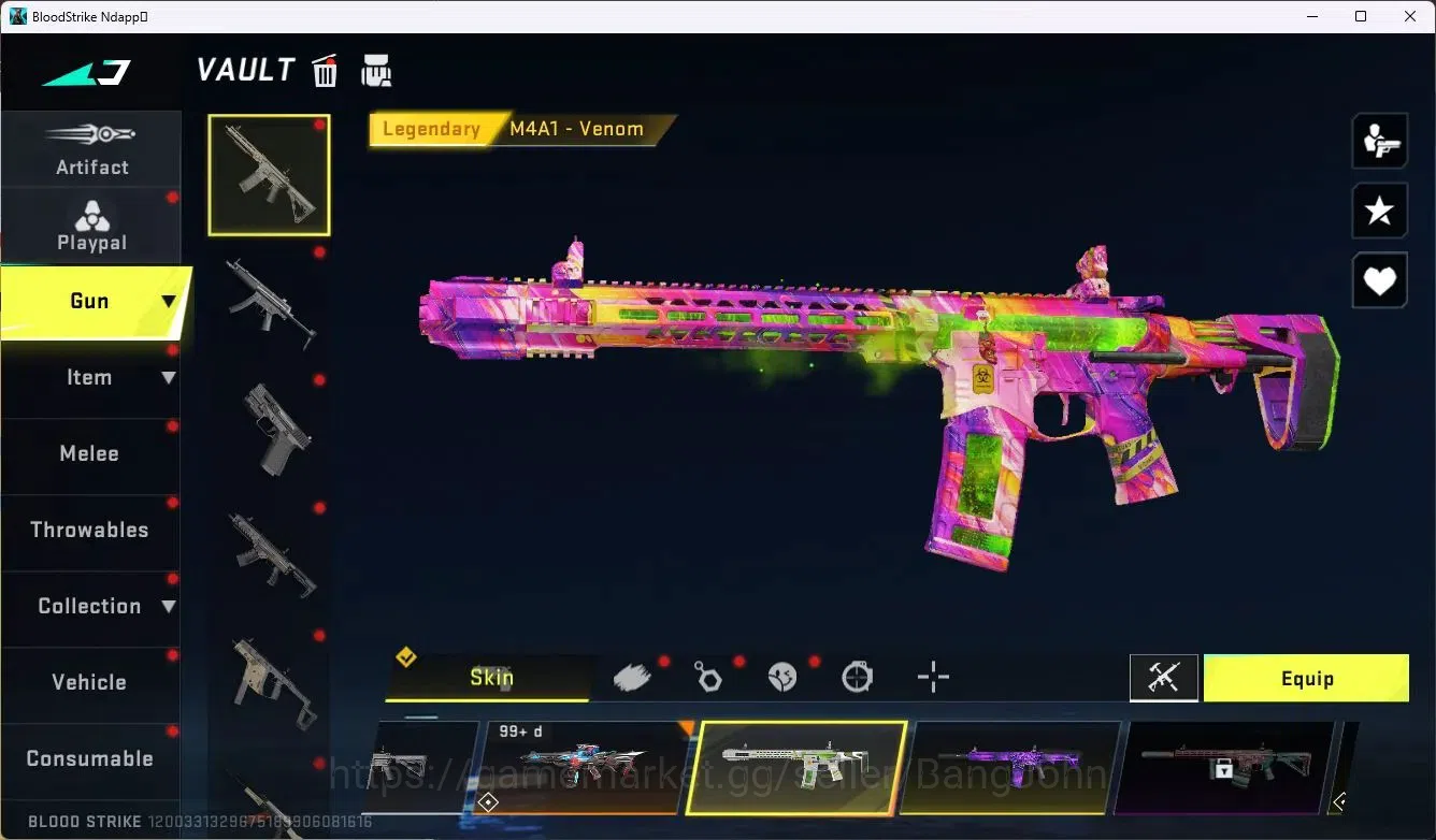 Blood Strike Accounts ASIA |Limit Butterfly Knife |4 Collab Gun [7DS]|1  image 2