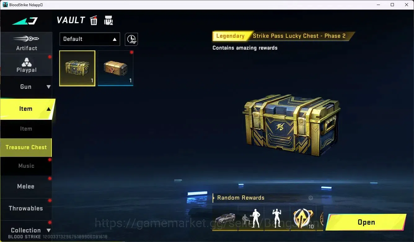Blood Strike Accounts ASIA |Limit Butterfly Knife |4 Collab Gun [7DS]|1  image 20