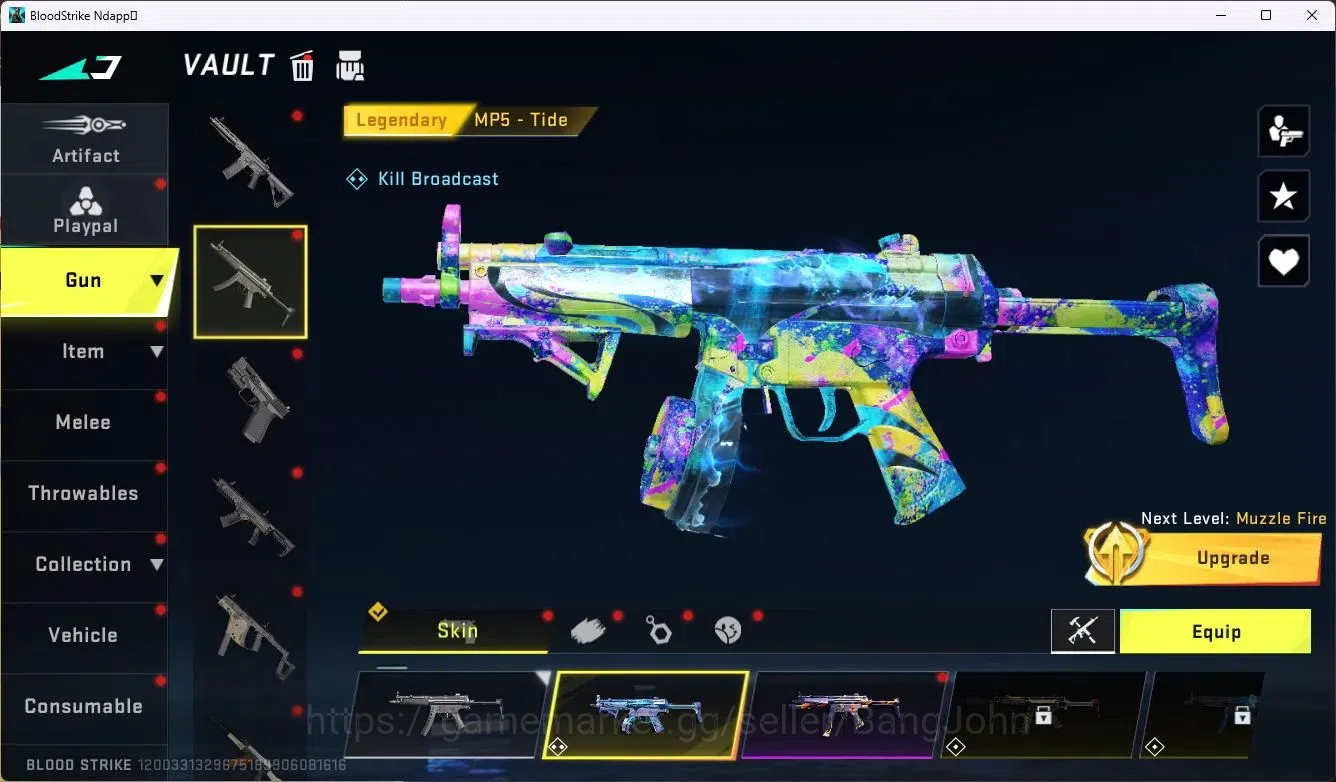 Blood Strike Accounts ASIA |Limit Butterfly Knife |4 Collab Gun [7DS]|1  image 3