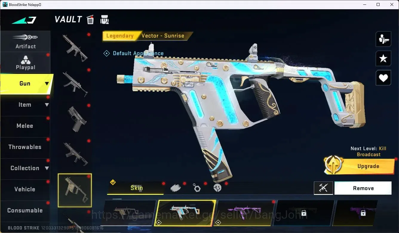 Blood Strike Accounts ASIA |Limit Butterfly Knife |4 Collab Gun [7DS]|1  image 6