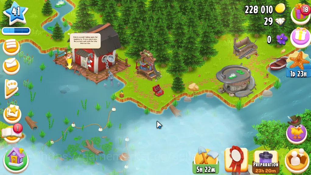 Hay Day Accounts Level 41 | Barn Storage 1100 + Silo Storage 625 | 228k Coins, 29 Diamonds |CN ON|Log Supercell ID|Take 5