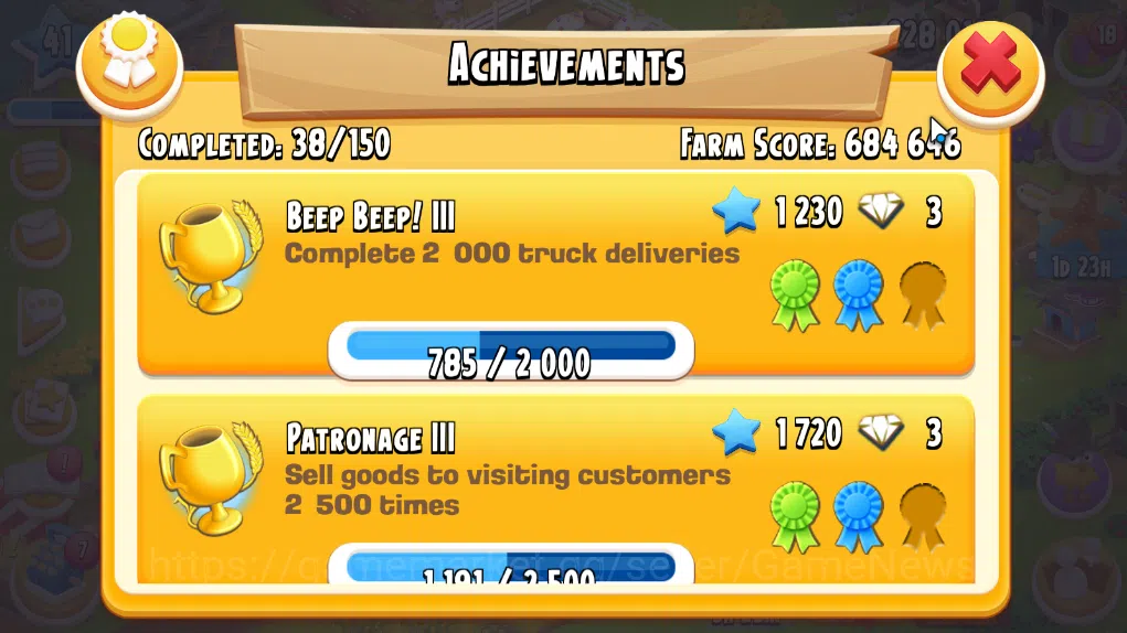 Hay Day Accounts Level 41 | Barn Storage 1100 + Silo Storage 625 | 228k Coins, 29 Diamonds |CN ON|Log Supercell ID|Take 9