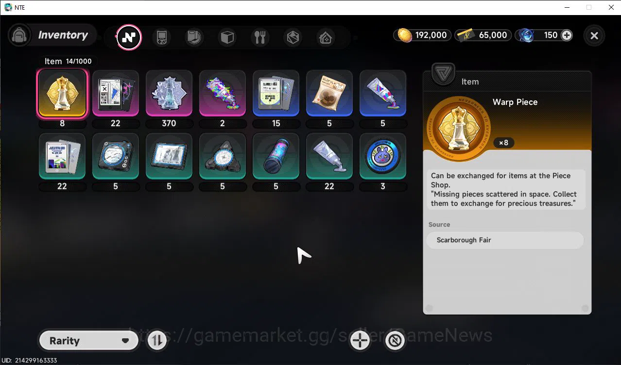 Neverness to Everness Accounts GLOBAL EU |HL 3| 1 SSR Limited Meta Nanally A1 |5 image 6