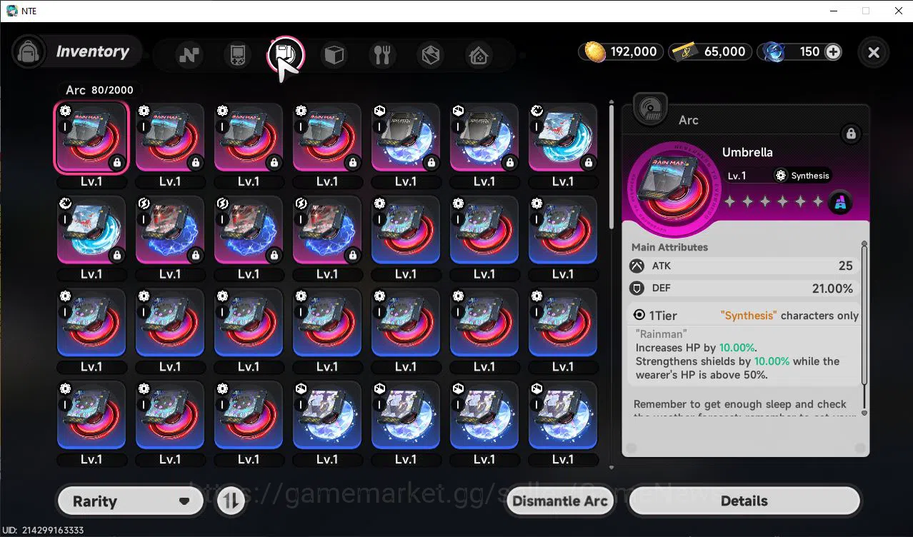Neverness to Everness Accounts GLOBAL EU |HL 3| 1 SSR Limited Meta Nanally A1 |5 image 7