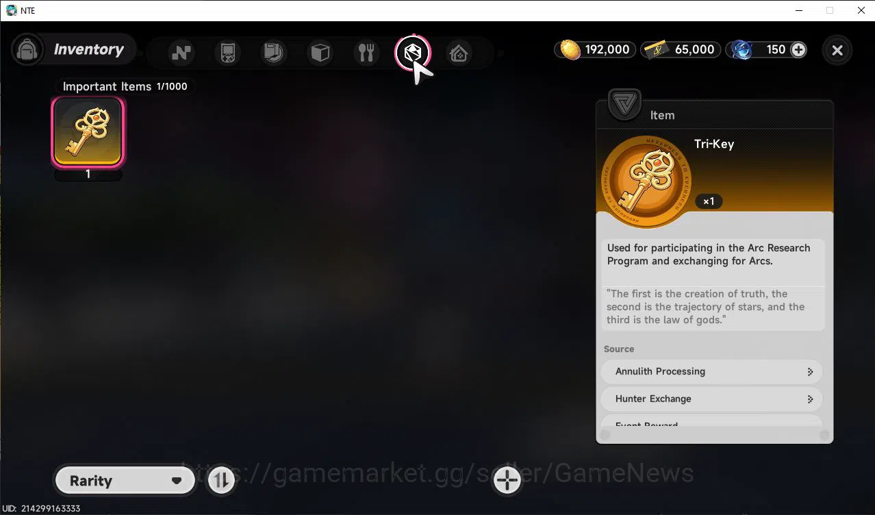 Neverness to Everness Accounts GLOBAL EU |HL 3| 1 SSR Limited Meta Nanally A1 |5 image 8