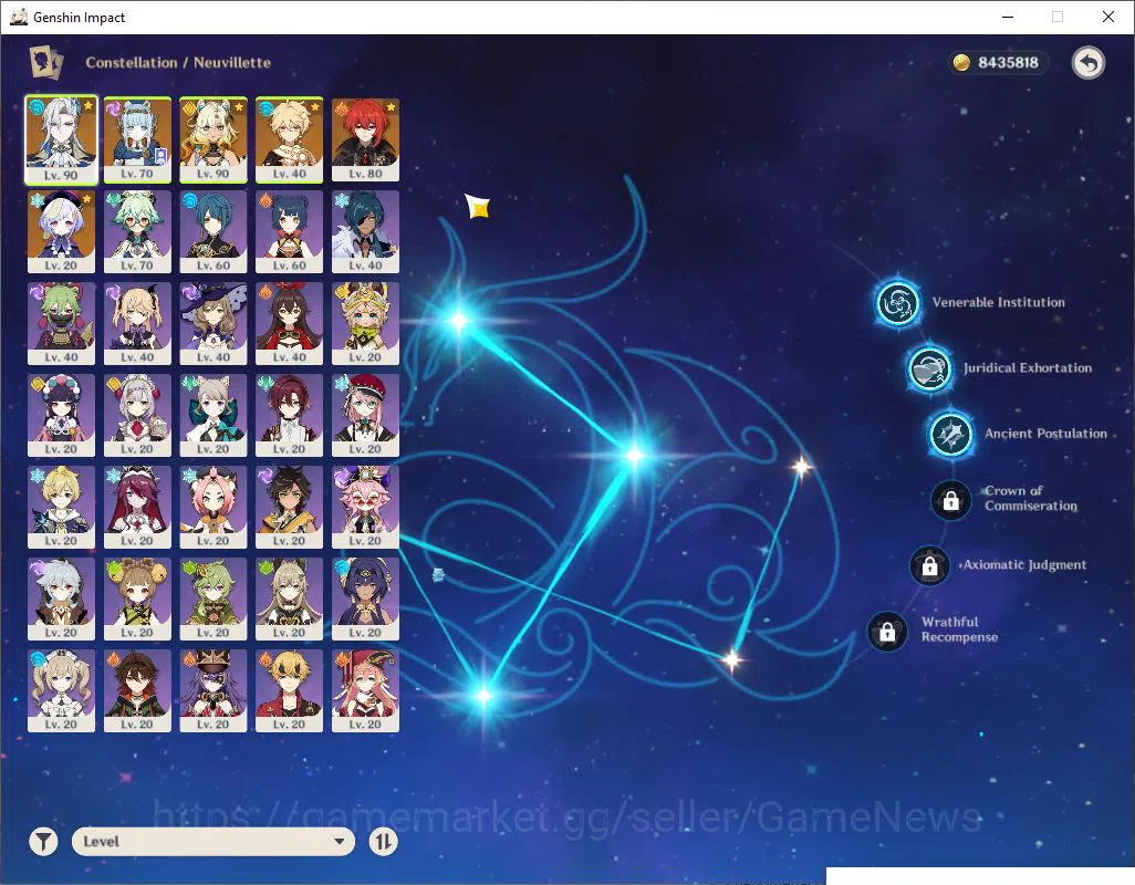 Genshin Impact Accounts Asia||AR 55|3 Limited +5(*5weapon)|[Neuvillete C2  image 3