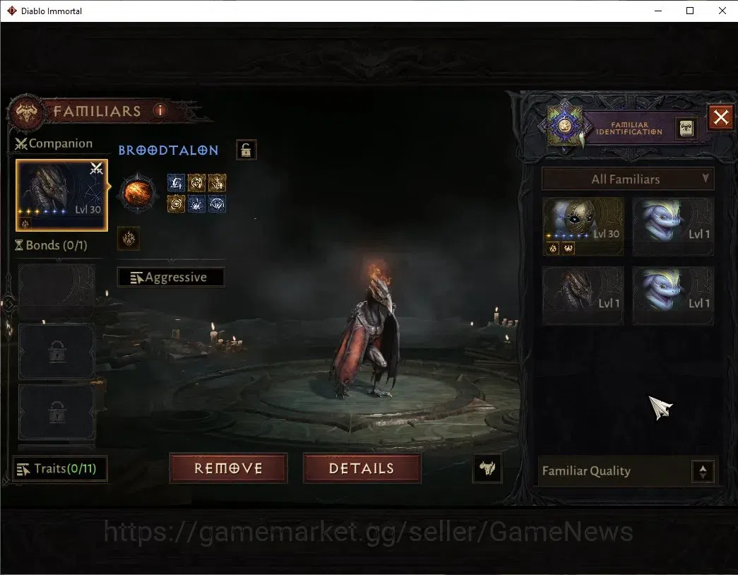 Diablo Immortal Accounts High-End SA - Malah|CS ON|Lv60(650)|Necromancer|CR 38484|Reso 510|Paragon Maledictor|Inferno 12