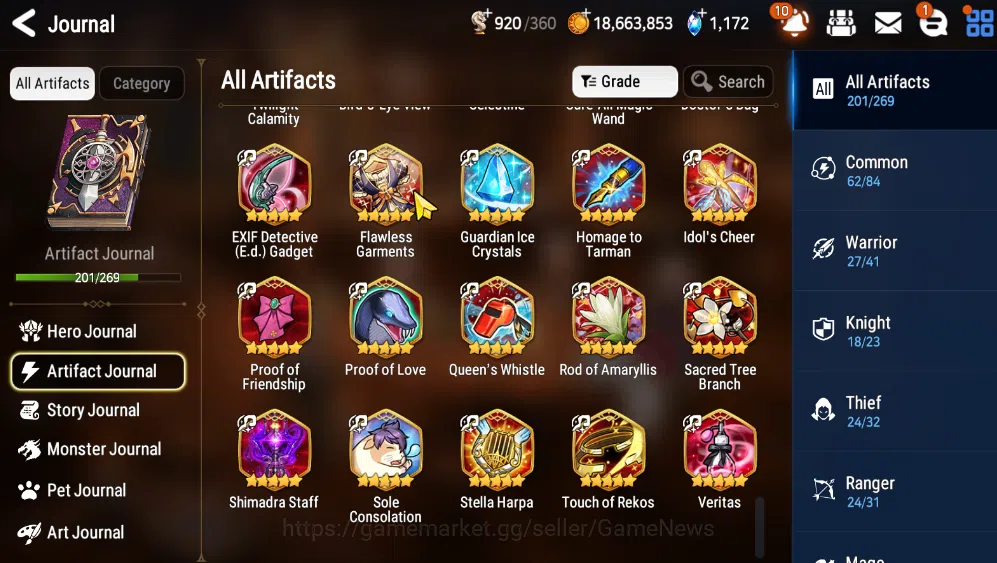 Epic Seven Accounts END GAME ASIA Verif|21/26 Collab Hero|34 ML(Boss A image 10