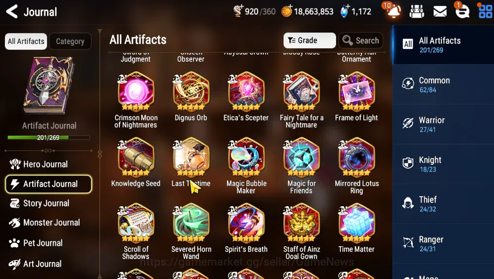 Epic Seven Accounts END GAME ASIA Verif|21/26 Collab Hero|34 ML(Boss A image 11