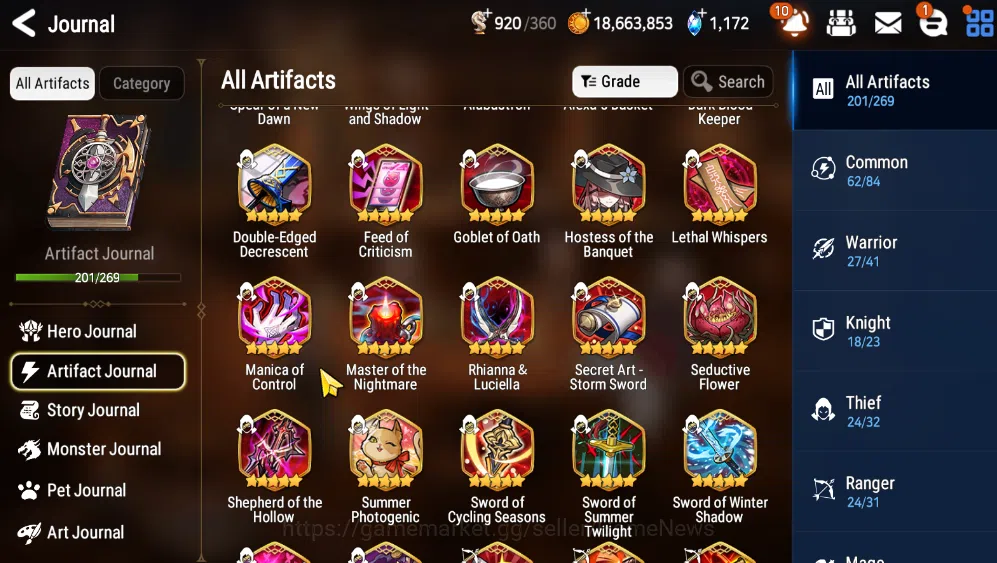 Epic Seven Accounts END GAME ASIA Verif|21/26 Collab Hero|34 ML(Boss A image 13