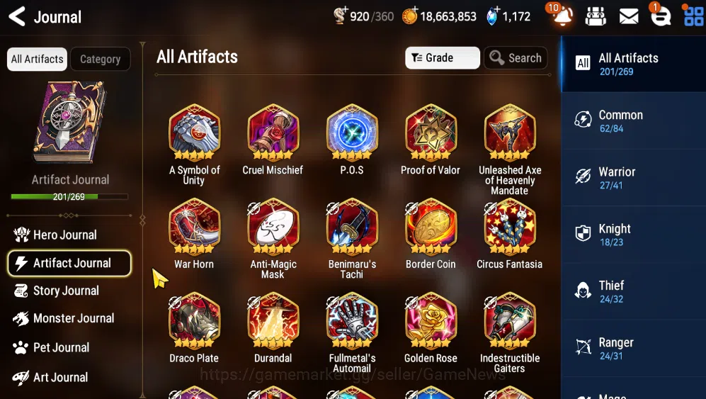 Epic Seven Accounts END GAME ASIA Verif|21/26 Collab Hero|34 ML(Boss A image 16
