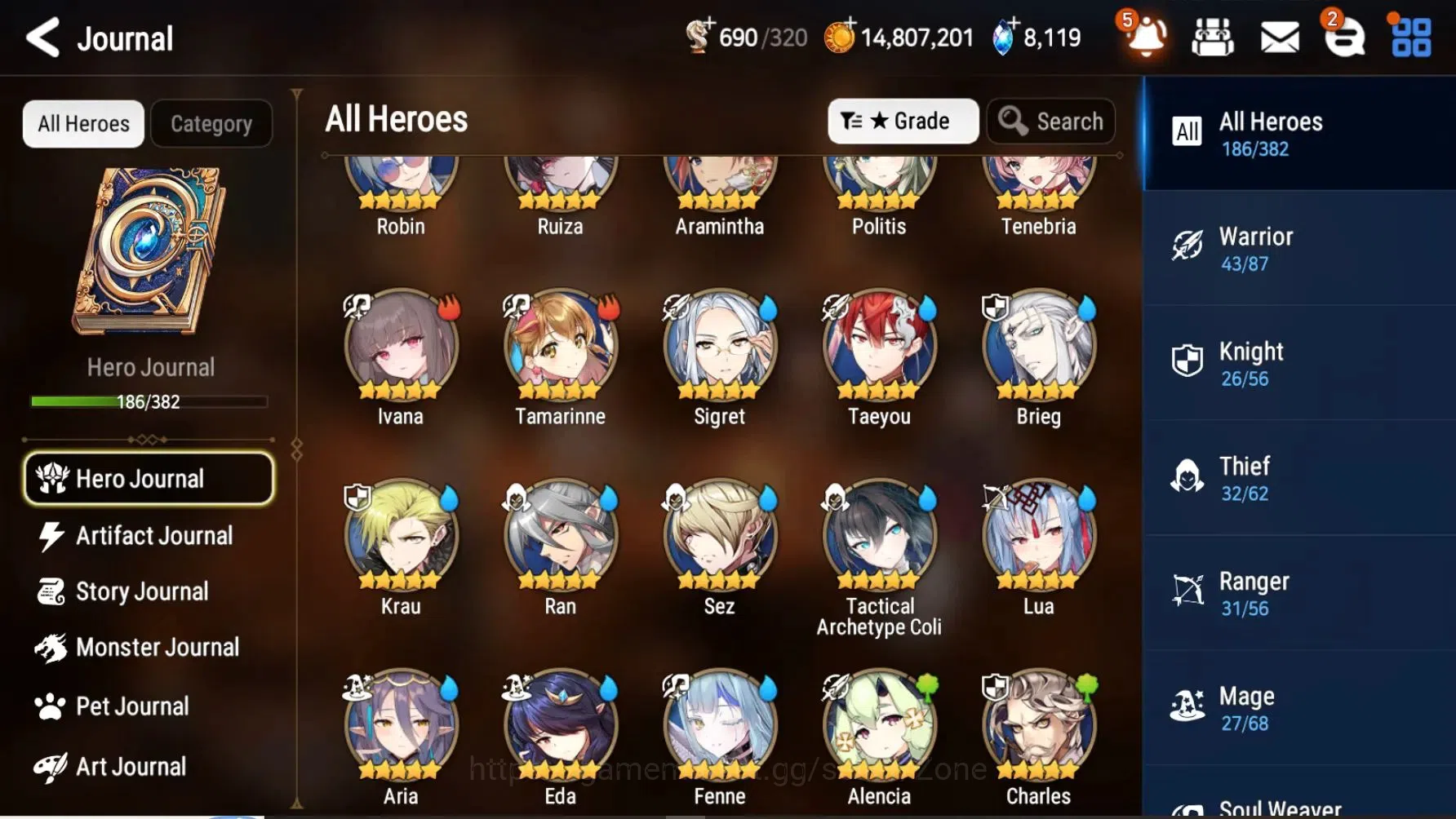 Epic Seven Accounts High-End Global|19 ML(LOTScales,R&L,SPPolitis,LC Bellona,Arbiter Vildred,Etc.)|PoH ON|SS 8.1K|985 MM|32 8