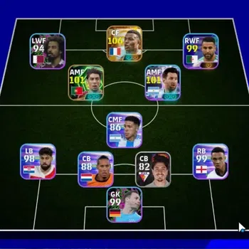 eFootball Accounts Legends & Iconic Players Android|Big Time Kylian Mbappe France'26|Epic Rui Costa|Show Time Lionel Messi