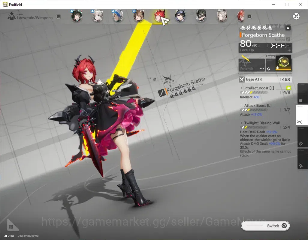 Arknights: Endfield Accounts ASIA|Lv53|Ready Gacha Oro 15K|9SSR(5Limit)+14*6WEP image 5