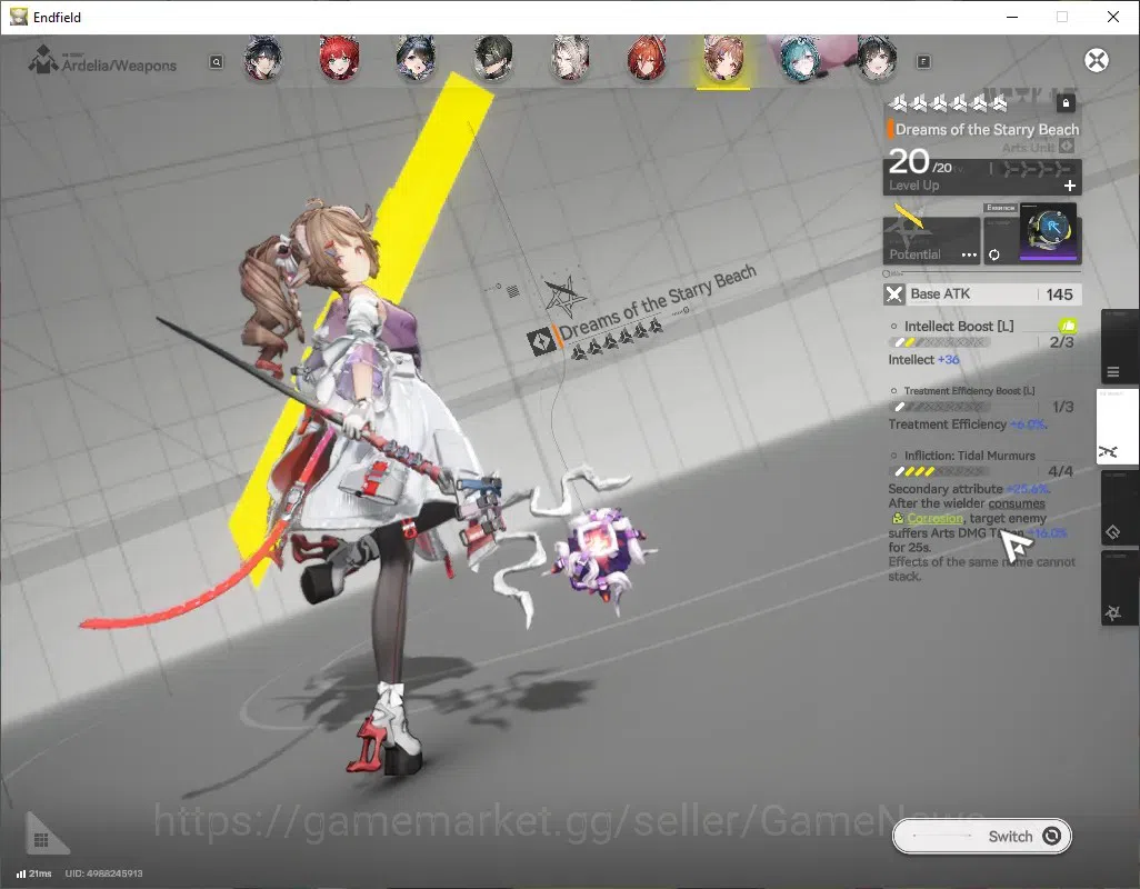 Arknights: Endfield Accounts ASIA|Lv53|Ready Gacha Oro 15K|9SSR(5Limit)+14*6WEP image 8