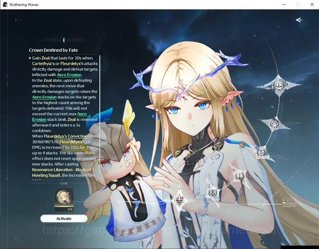 Wuthering Waves Accounts SEA|UL 48|2 Limited|Cartethyia R5,Rebecca|Female M image 3