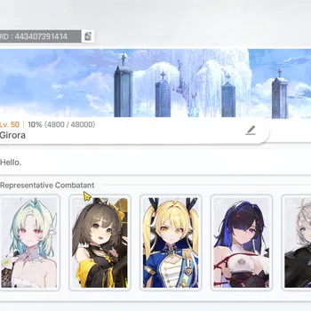 Chaos Zero Nightmare Accounts GLOBAL | Lv 50 | 6 Limit, Heidemarie EM 2, Rita, Tiphera, Chizuru, Veronica, Renoa | Crystal