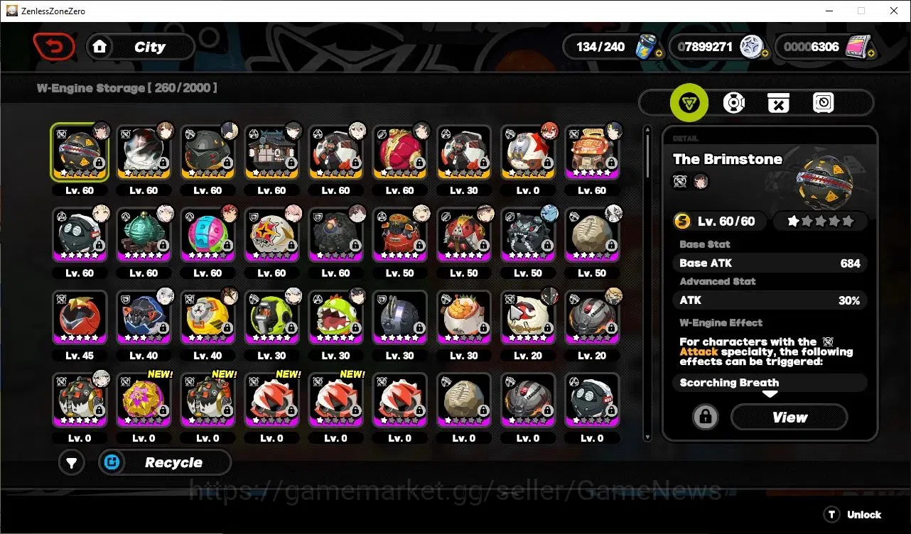 Zenless Zone Zero Accounts ASIA|IK 59|6K Polyc|10 Limit,3 VoidHunter[(Shungua image 11