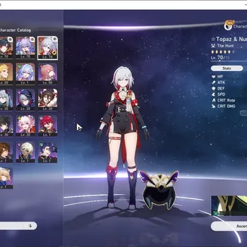 Honkai Star Rail Accounts Others Asia|TL 56|4 Limited|(Mortenax Blade)+Sign Robin Summeretto,Gilgamesh,Topaz|1,4k Jade + 7