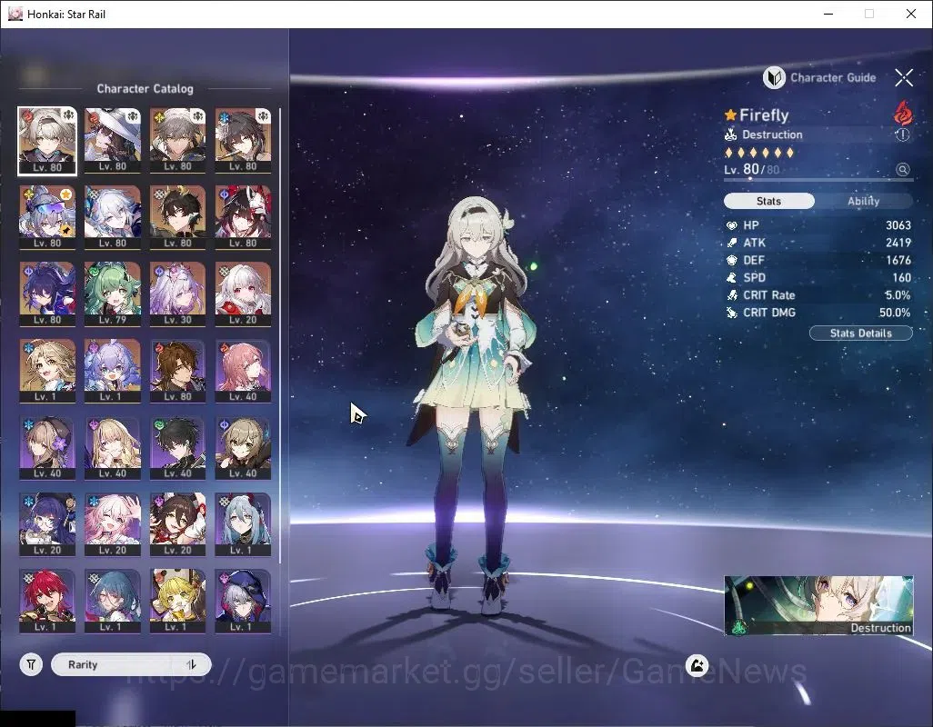 Honkai Star Rail Accounts Others Asia|TL 65|10 Limited|5,4k Jade+7 Pass|(Firefly,Dahlia,SW999)+Sign Yao 4