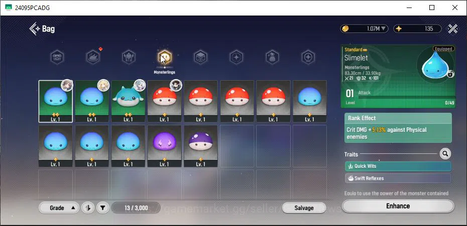 Mongil:Star Dive Accounts Global | Lv 4 |Fresh Starter + 13  Ticket Compass  image 7