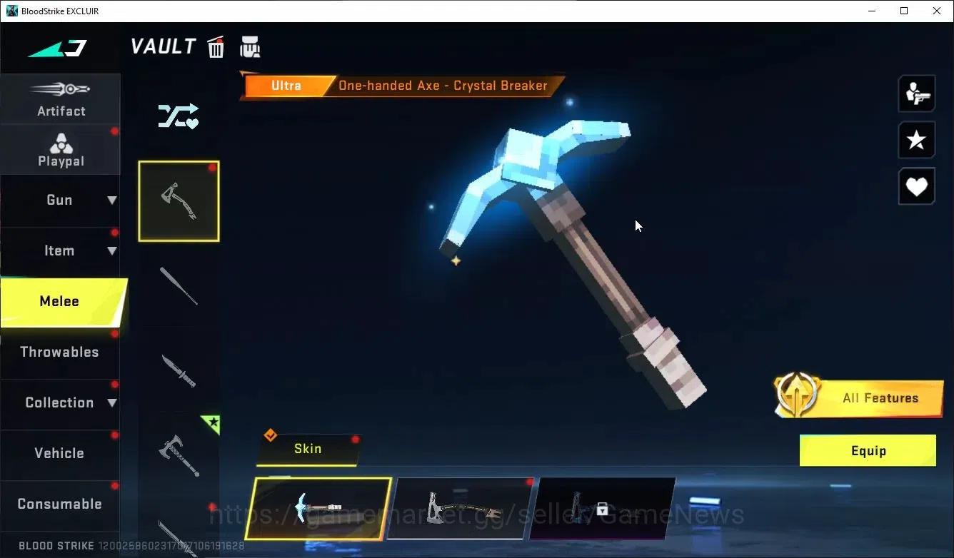 Blood Strike Accounts ASIA|ETERNAL MELEE-ClayMore-RedVerdict+ULTRA MELEE image 10