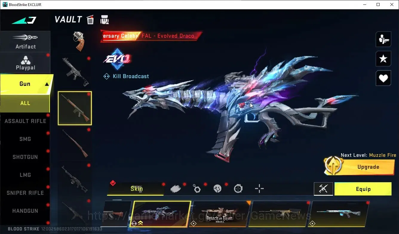 Blood Strike Accounts ASIA|ETERNAL MELEE-ClayMore-RedVerdict+ULTRA MELEE image 16