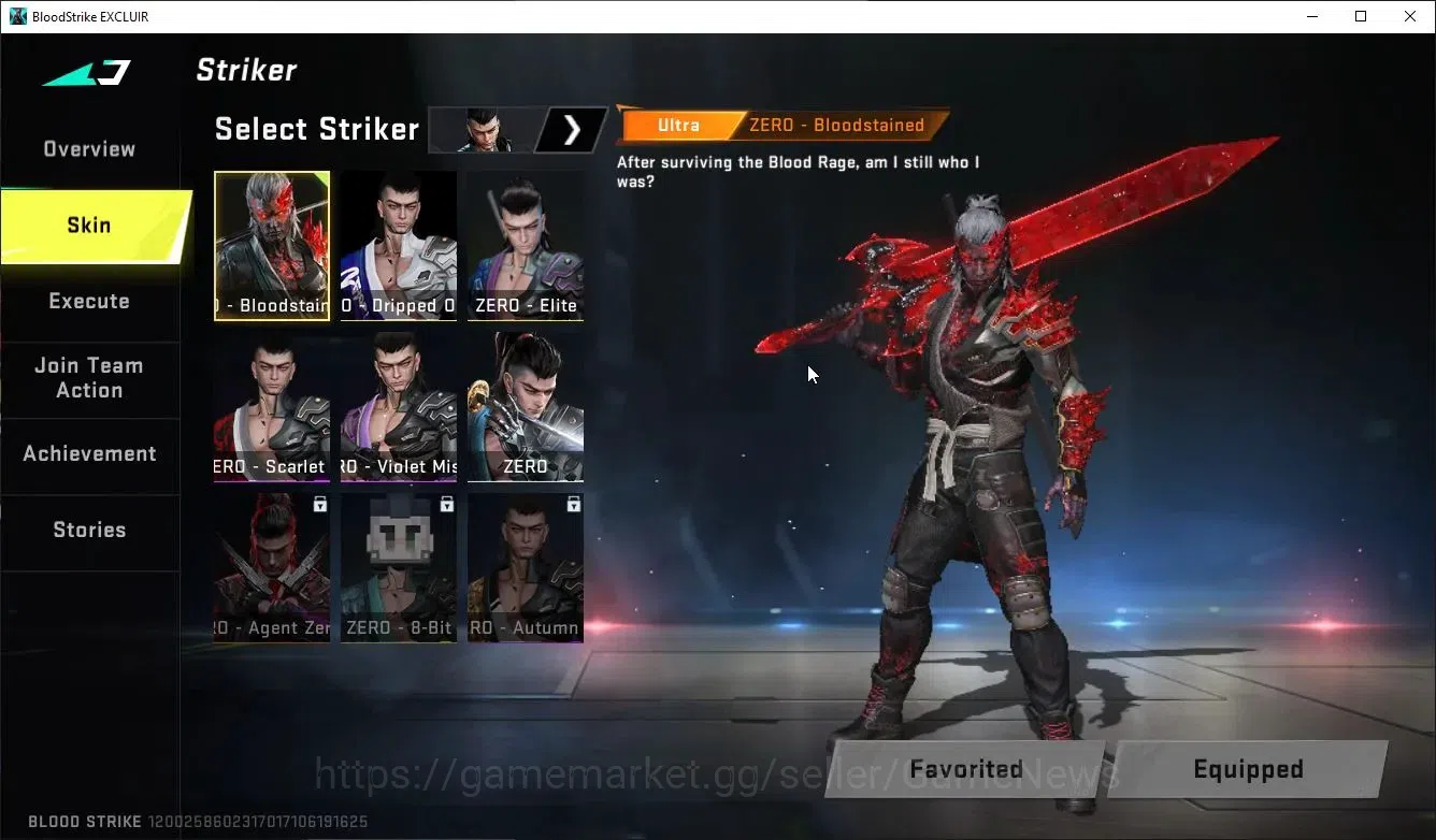 Blood Strike Accounts ASIA|ETERNAL MELEE-ClayMore-RedVerdict+ULTRA MELEE image 3