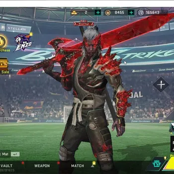 Blood Strike Collab Skin ASIA|ETERNAL MELEE-ClayMore-RedVerdict+ULTRA MELEE image 1