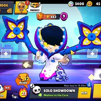 Brawl Stars Accounts 1006 Trophy | 17 Brawlers 2 Max Lv [Shelly, Finx] | 1 Mythic 1 Epic Skin [Doctor Edgar] | CN ON | Lv33