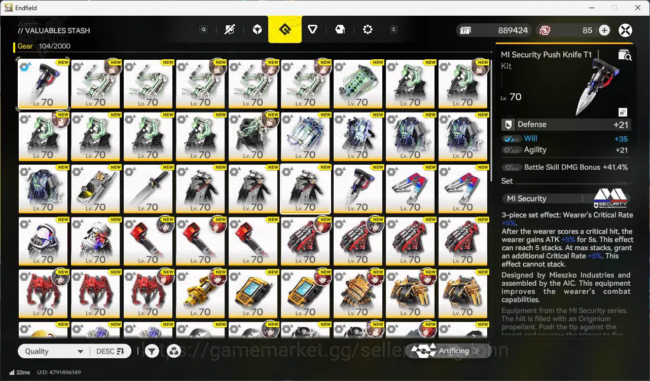 Arknights: Endfield Accounts ASIA | MID GAME | Laevatain P1 +Sign | Gilberta +  image 16