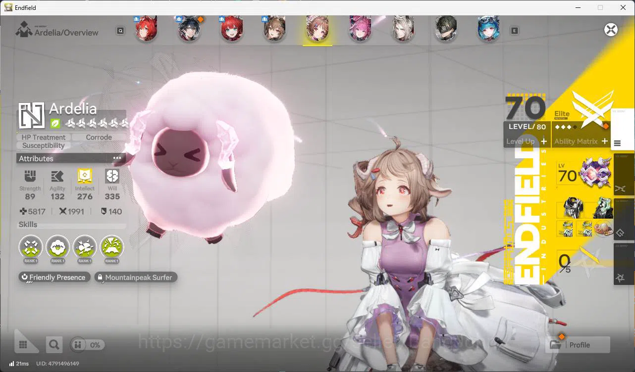 Arknights: Endfield Accounts ASIA | MID GAME | Laevatain P1 +Sign | Gilberta +  image 9