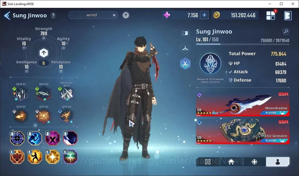 Solo Leveling: ARISE Accounts Lv101 2,5M Pwr|HalatA5+Sign,LennartA5+Sign,Antoine image 3