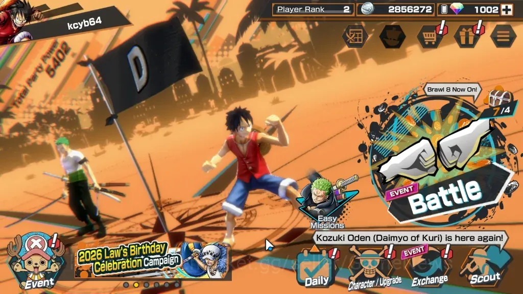 One Piece Bounty Rush Accounts Starter Global|4 EX|T4E Marshall D. Teach,WI Trafalgar Law,Most Free Jewelry Bonney,DoK 1