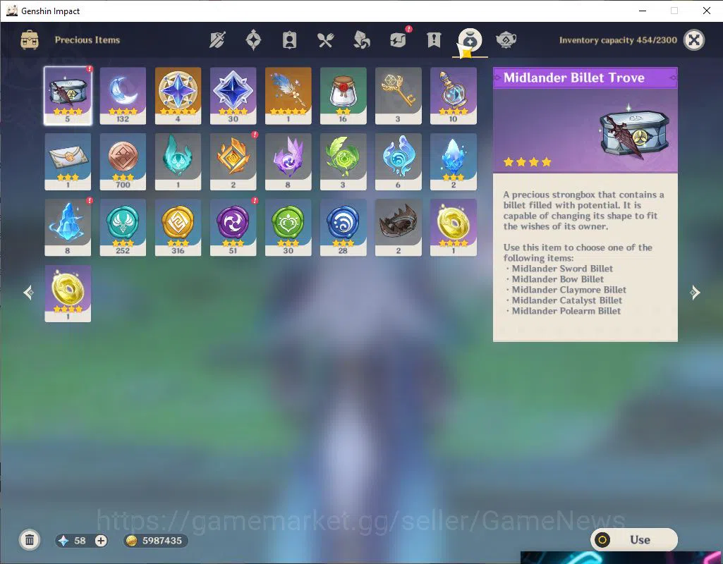 Genshin Impact Accounts ASIA|AR 50|PremTeam Neuvillette|6Limited+1(*5Weapo image 11