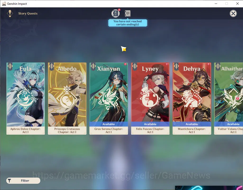 Genshin Impact Accounts ASIA|AR 50|PremTeam Neuvillette|6Limited+1(*5Weapo image 13