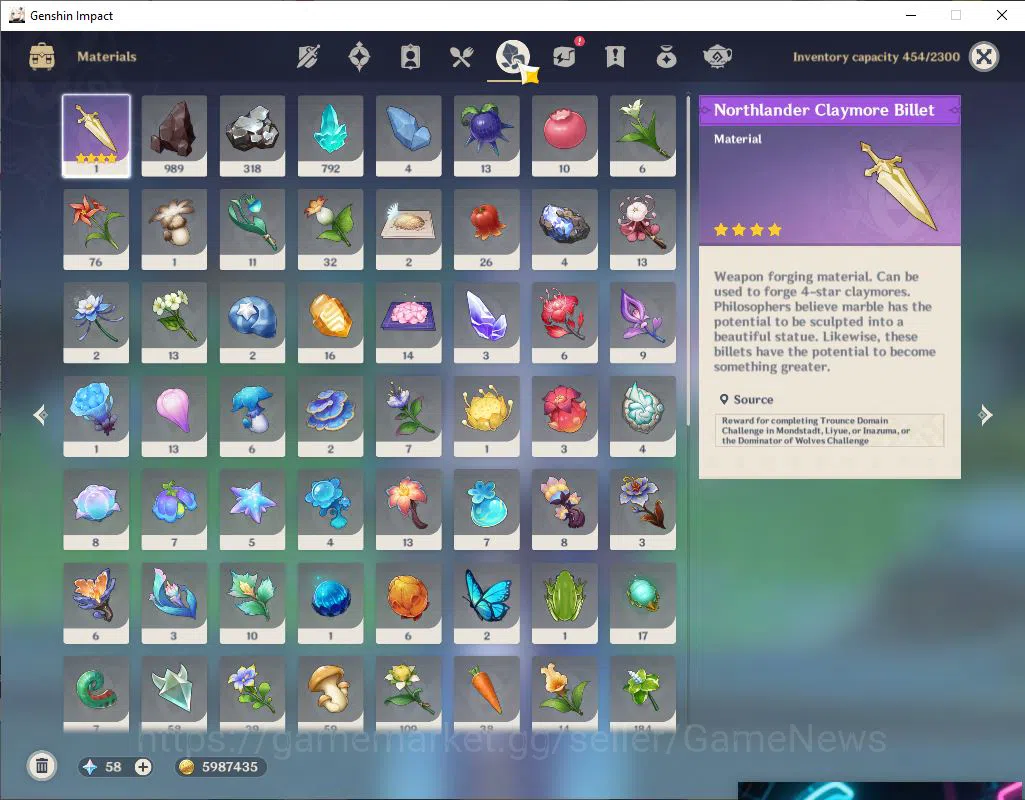 Genshin Impact Accounts ASIA|AR 50|PremTeam Neuvillette|6Limited+1(*5Weapo image 9