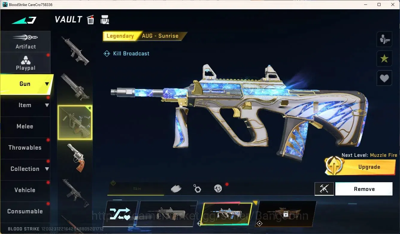 Blood Strike Accounts ASIA | 4 BLEACH chests | Legendary AUG, M4A1 | Epi image 3