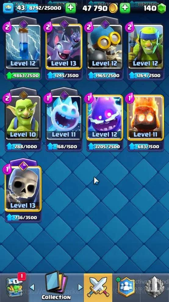 Clash Royale Accounts Lv 43|KTL 14|Trophy 8578|Card 121|8 EVO,4 Hero,21  image 13