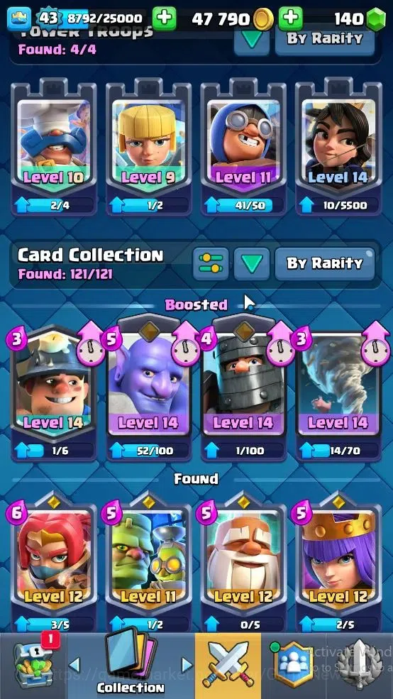 Clash Royale Accounts Lv 43|KTL 14|Trophy 8578|Card 121|8 EVO,4 Hero,21  image 5