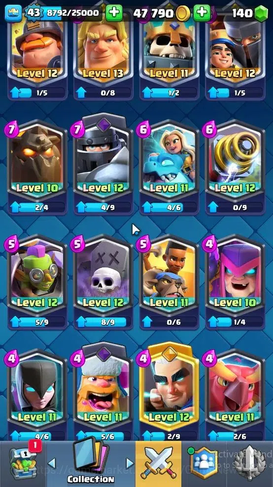 Clash Royale Accounts Lv 43|KTL 14|Trophy 8578|Card 121|8 EVO,4 Hero,21  image 6