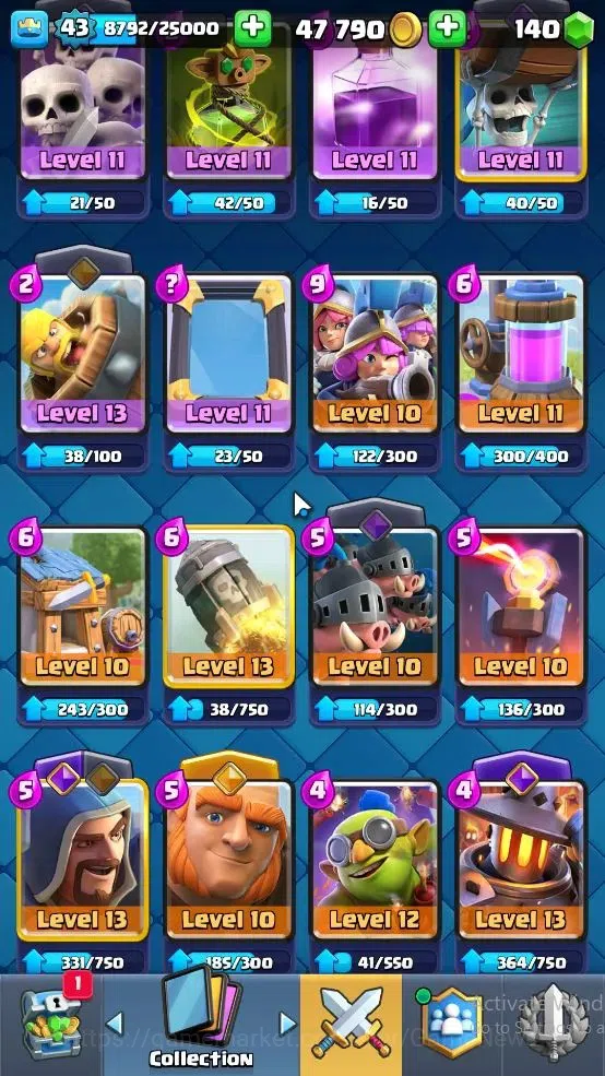Clash Royale Accounts Lv 43|KTL 14|Trophy 8578|Card 121|8 EVO,4 Hero,21  image 9