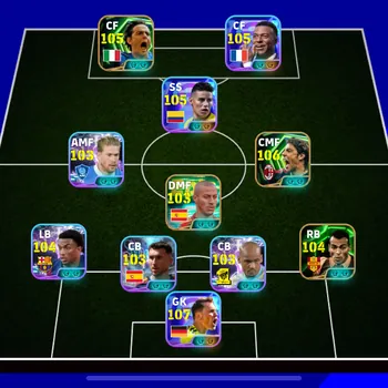 eFootball Accounts Legends & Iconic Players ovr 3238