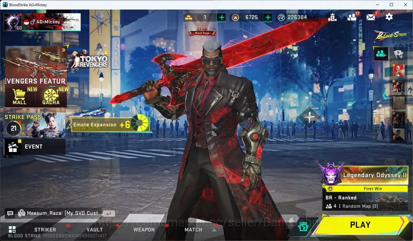 Blood Strike Accounts ASIA | 2 EVO(1max) + 1 DULUXE + 13 ETERNAL(2 max) image 1